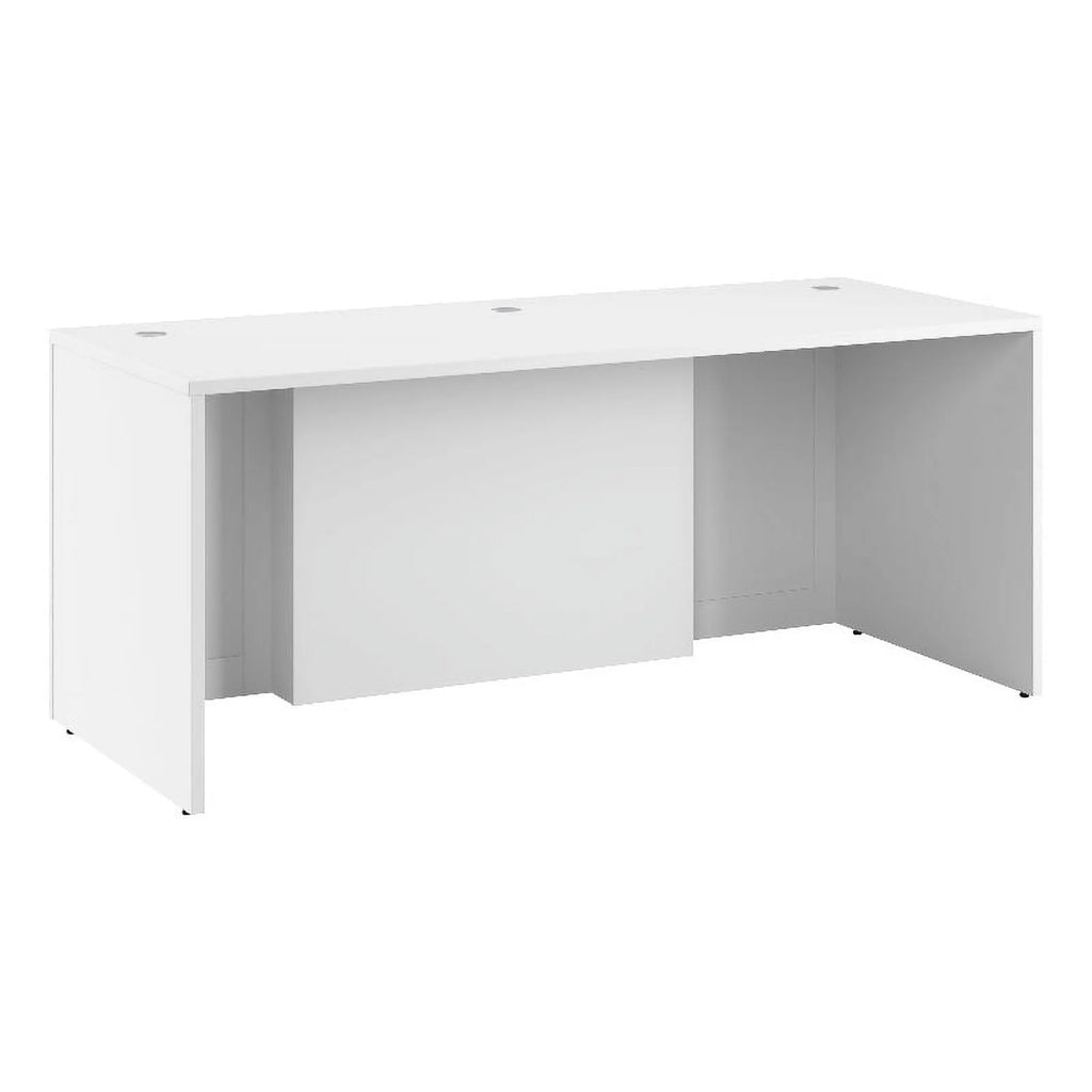 White Engineered Wood Executive Desk R37282