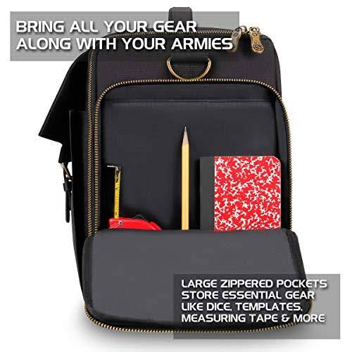 Portable Miniature Figure Storage Case with 4 Foam Layers N963