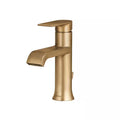Single Handle Single Hole Bathroom Faucet in Bronzed Gold J52206