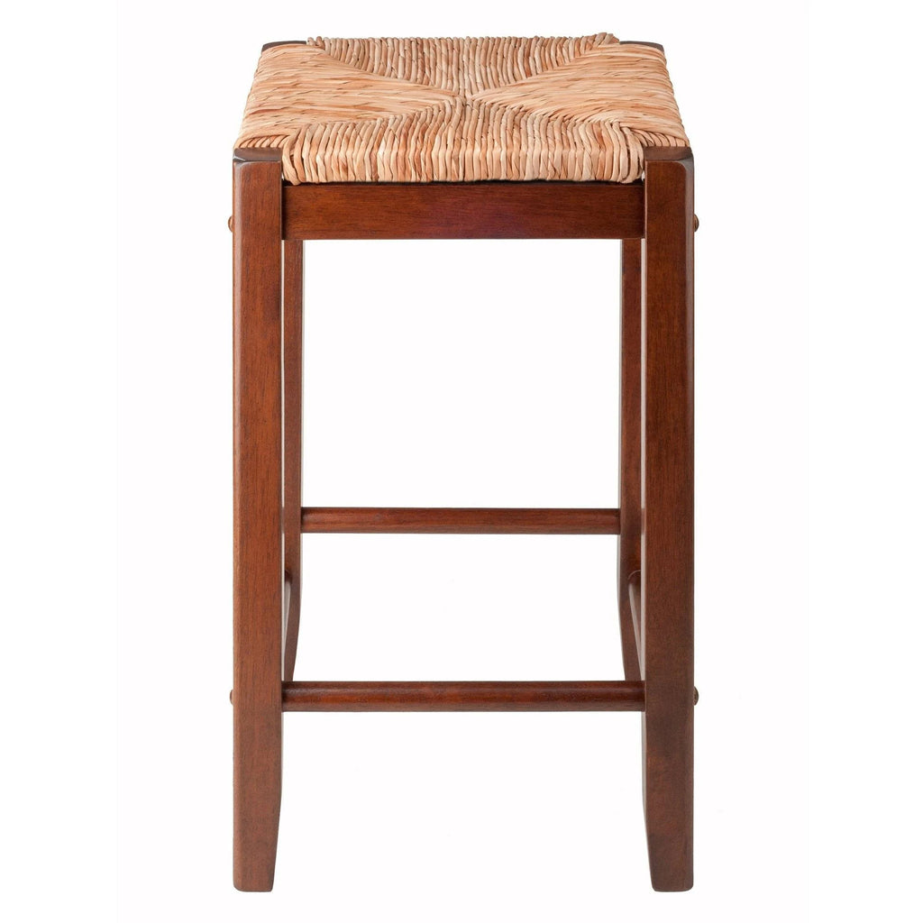 3-Pc Drop Leaf High Table with 2 Rush Seat Stools K499960