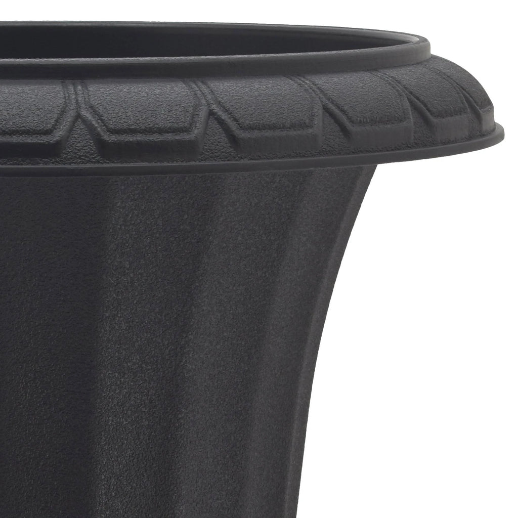 Black Plastic Urn, Pack of 2 C181