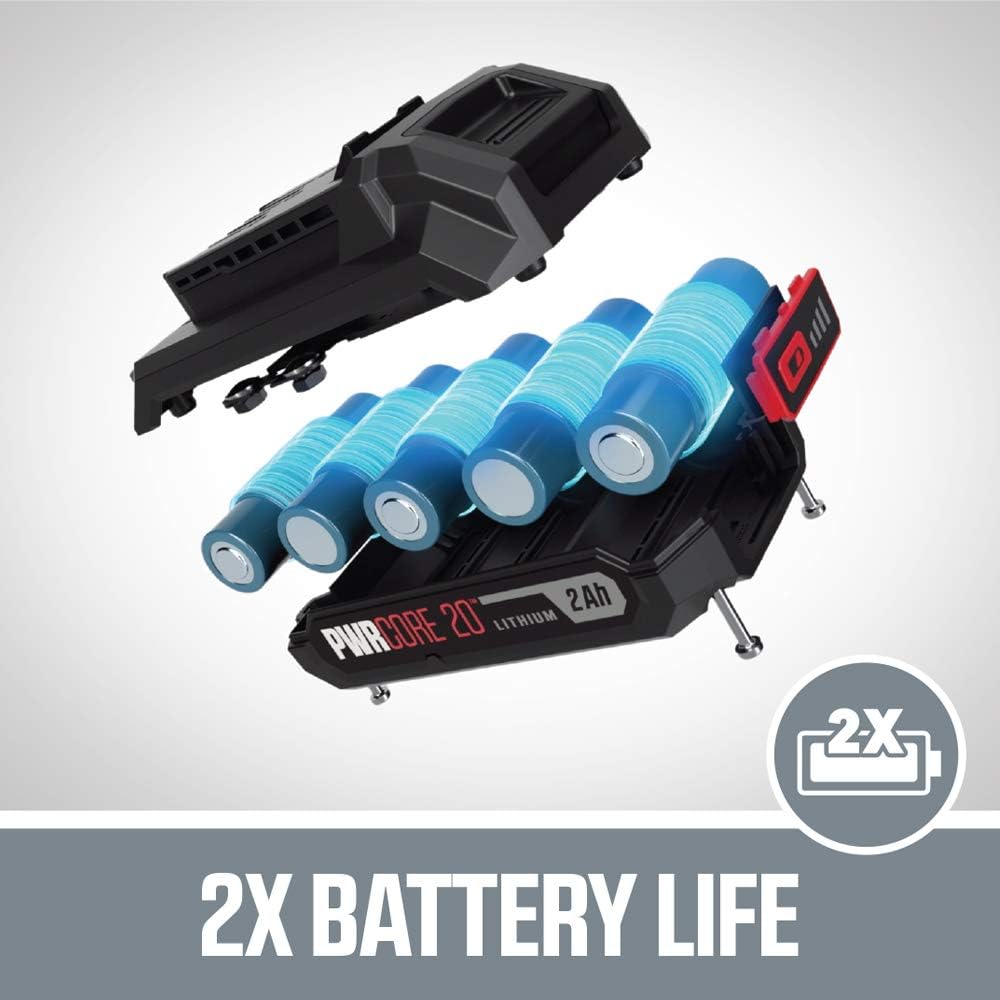 20V Cordless Drill Driver and Impact Driver Kit with 2.0Ah Battery and Charger B40304