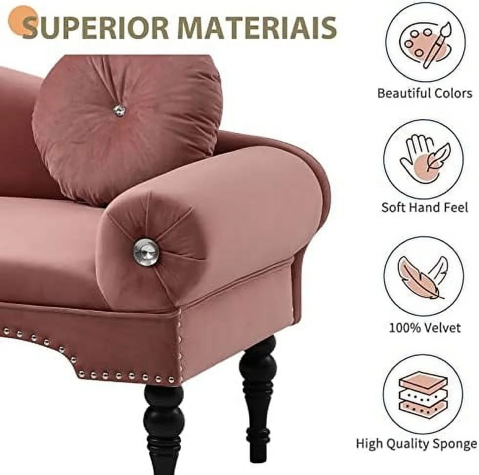 2 Seater Velvet Loveseat Sofa C829495