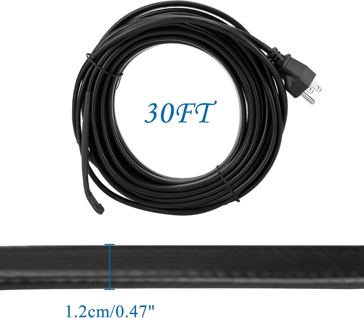30FT Self Regulating Roof Deicing Cable, Pack of 2 A56306