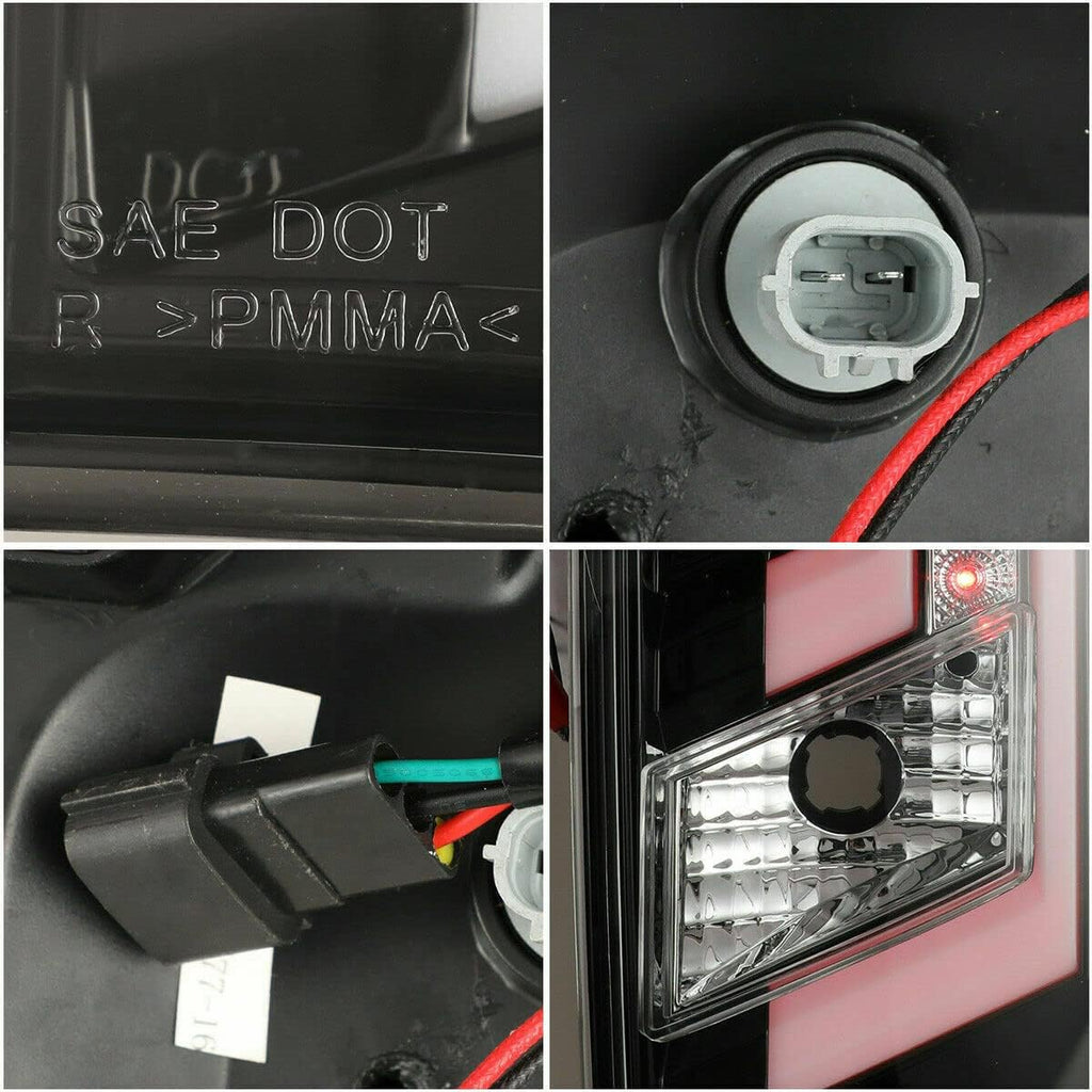 Black Housing Smoke Lens LED Taillight Assembly P9200