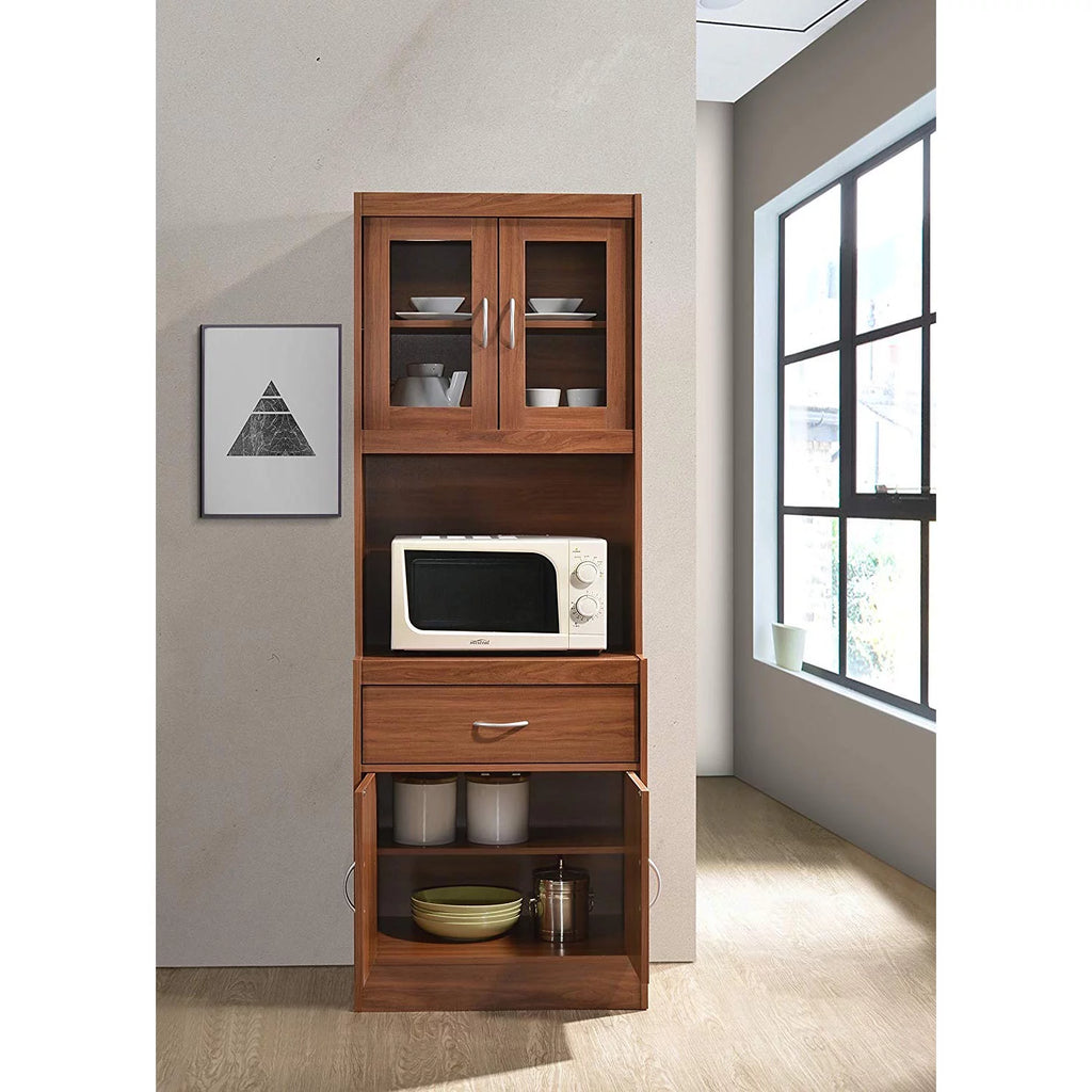 70 In Enclosed Kitchen Cabinet with Drawer J2828