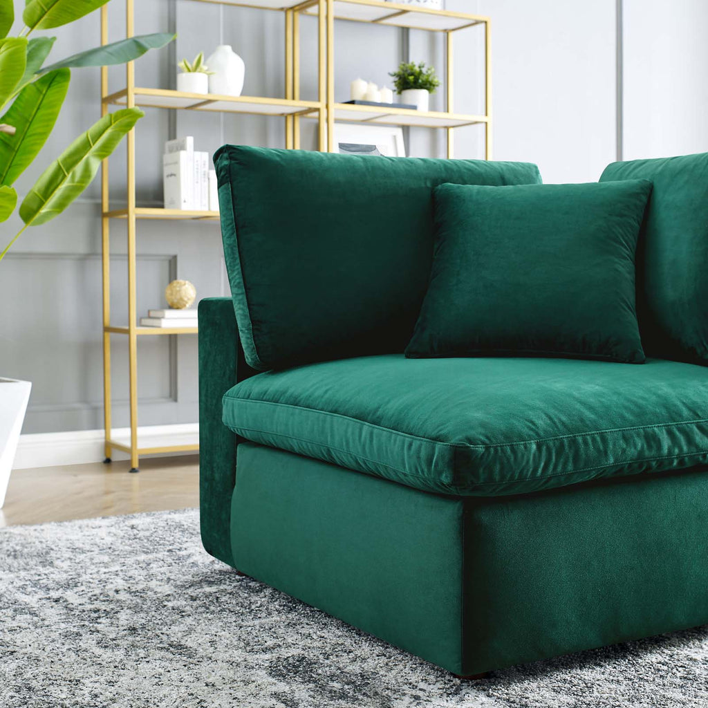 Green Velvet Accent Chair I7794