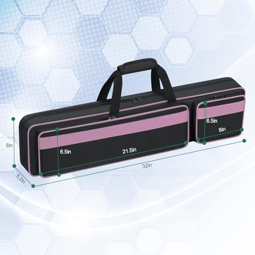 4x5 Soft Padded Pool Cue Case with Backpack Straps H2296