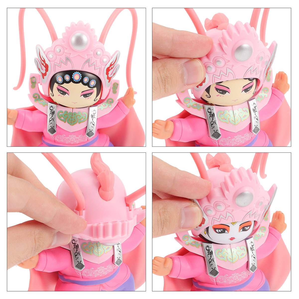 5pcs Chinese Ancient Sichuan Opera Face Changing Doll Ornament K2696