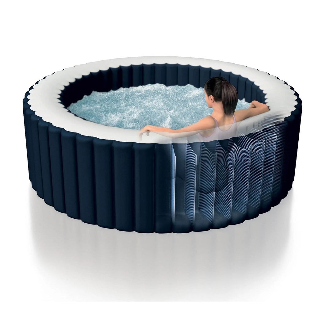 4 Person Inflatable Hot Tub with LED Light R805