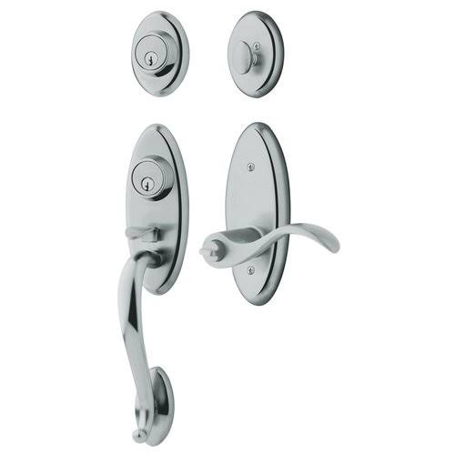 Satin Black Full Dummy Handleset with Wave Lever O51076
