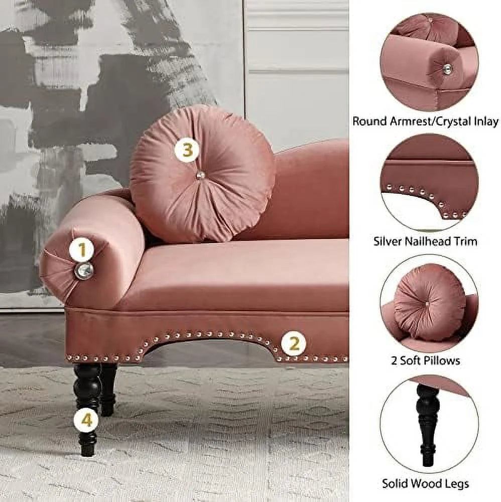2 Seater Velvet Loveseat Sofa C829495