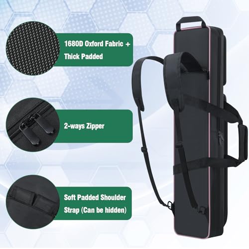 4x5 Soft Padded Pool Cue Case with Backpack Straps H2296