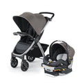Grey Stroller with Infant Car Seat B198