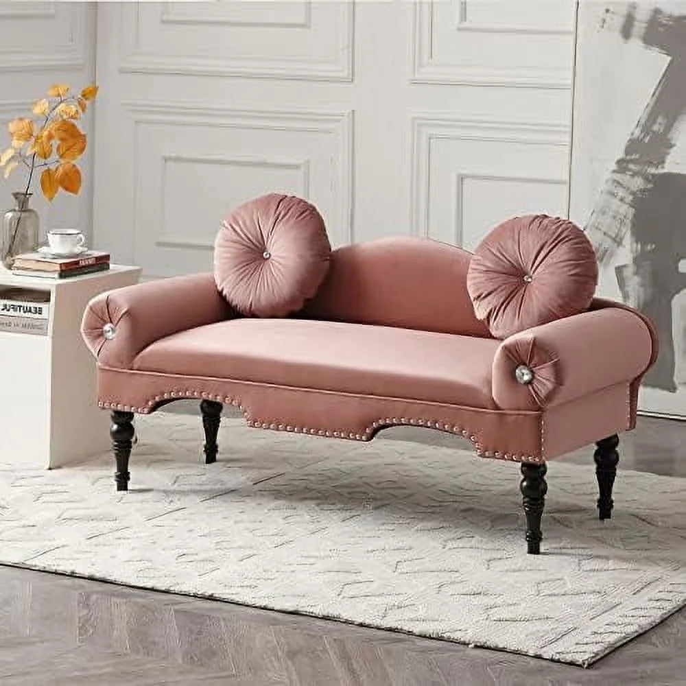 2 Seater Velvet Loveseat Sofa C829495
