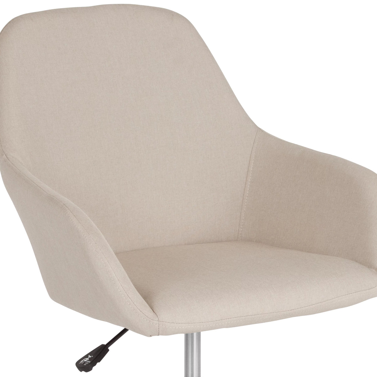 Beige Fabric Mid-Back Chair L821834