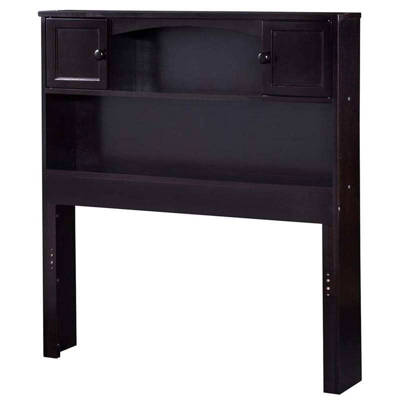 Twin Bookcase Headboard in Espresso X718385