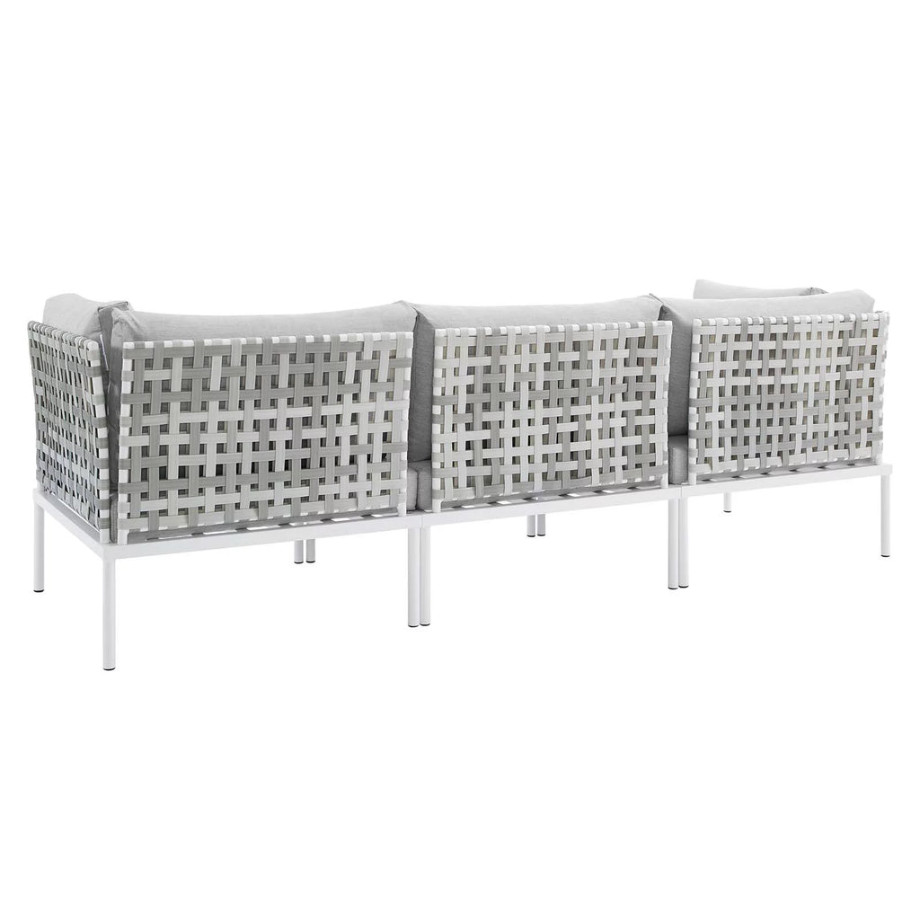 Grey Aluminum Outdoor Sofa L32176