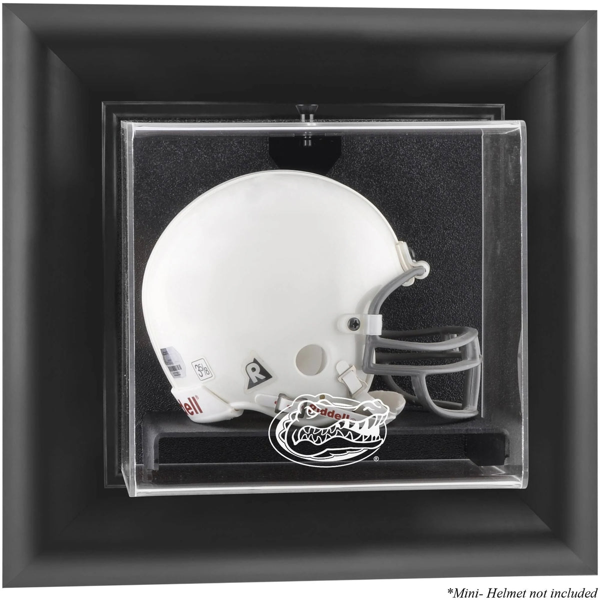 Black Framed Wall-Mountable Mini Helmet Display Case Z61960