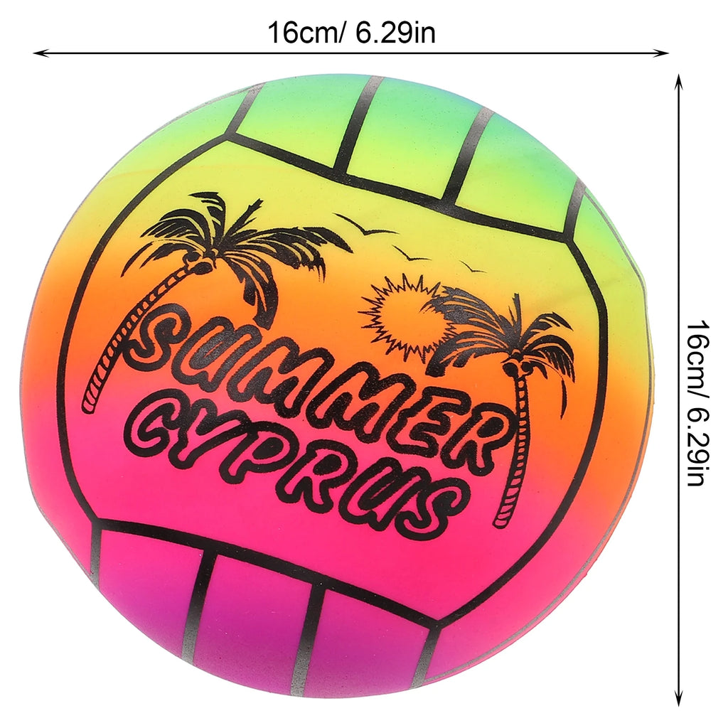 Rainbow PVC Inflatable Volleyball Toy U13808