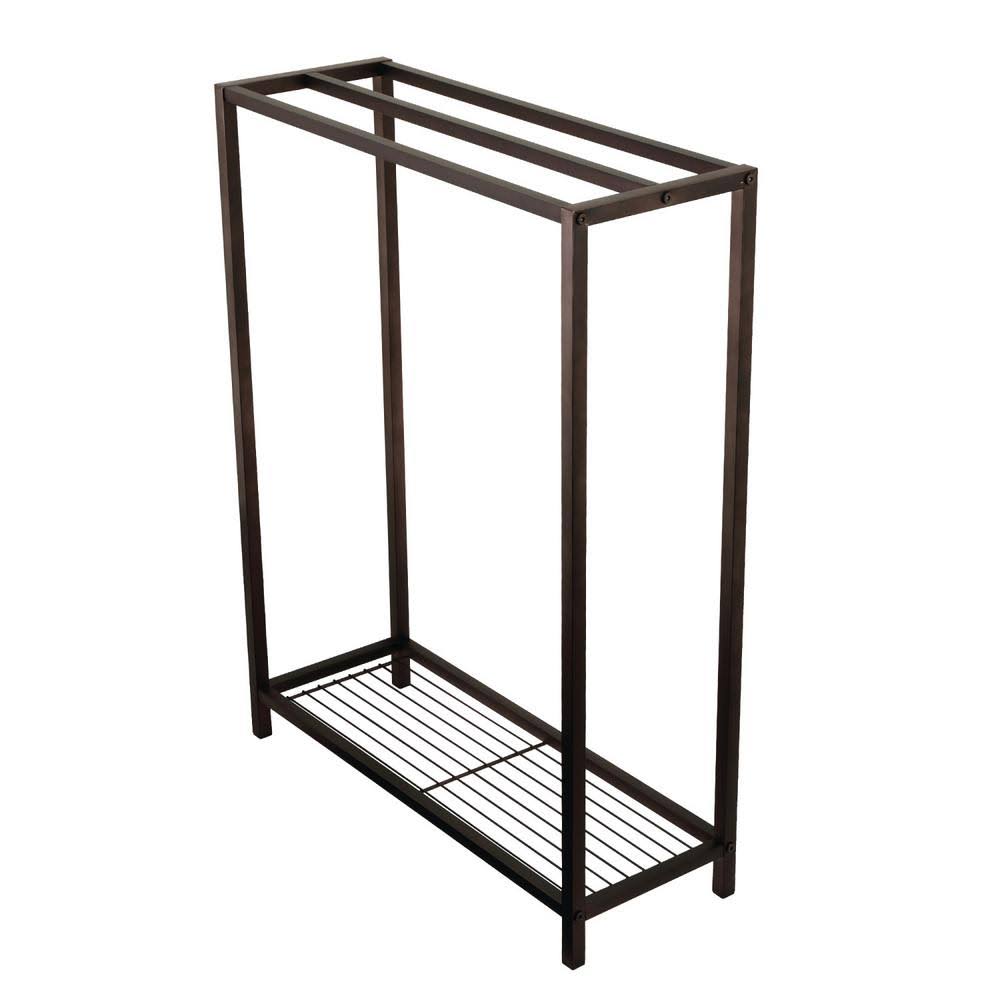 Oil Rubbed Bronze Freestanding Towel Rack A473284