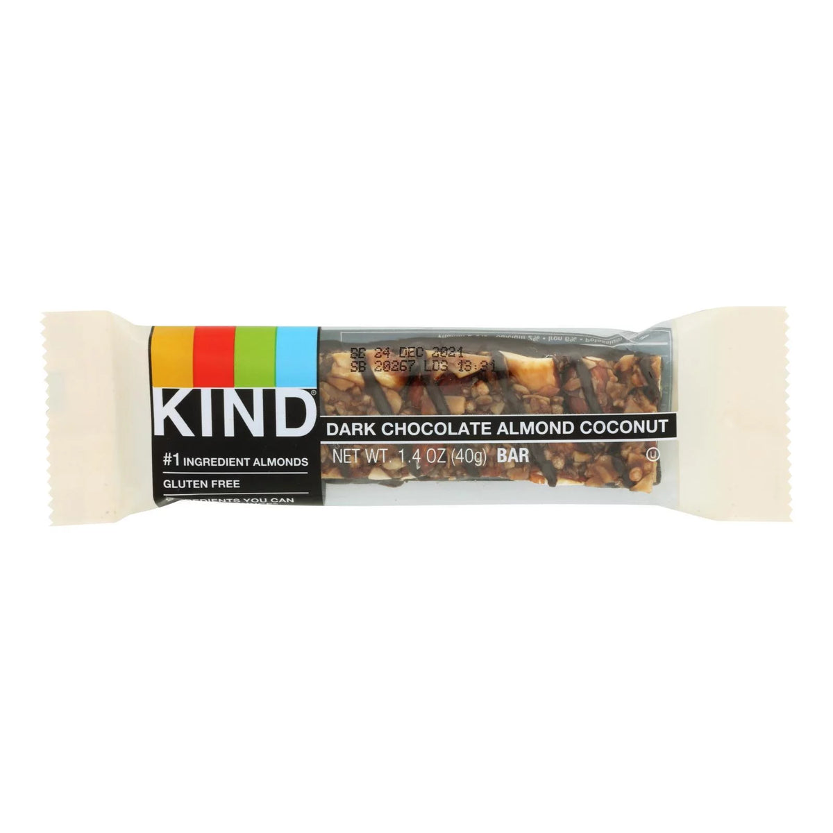 Dark Chocolate Almond Coconut Bar Case of 12 G8175