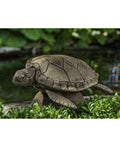 Cast Stone Large Sea Turtle, Verde M988294