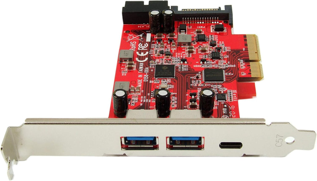 USB 3.1 5-Port PCIe 3.0 Card with USB-C and USB-A N98849