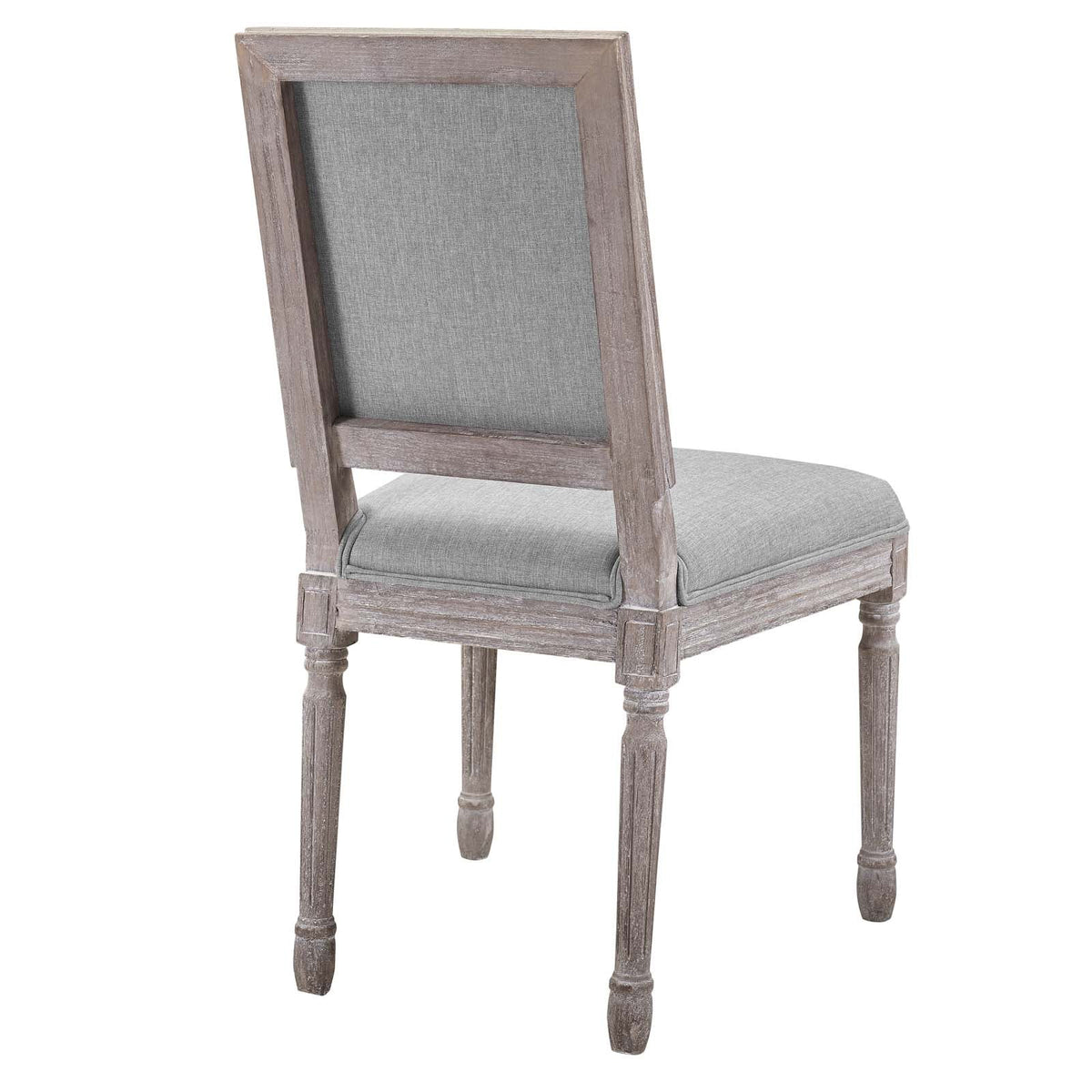 Light Grey Fabric Side Chair K4439