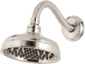 Brushed Nickel Raincan Showerhead with Shower Arm and Flange J716447