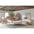 4-piece Brown Wood Eastern King Bedroom Set C918087