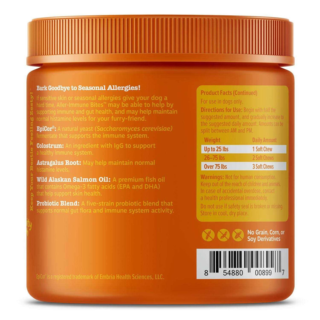 Salmon Allergy & Immune Bites for Dogs T3245