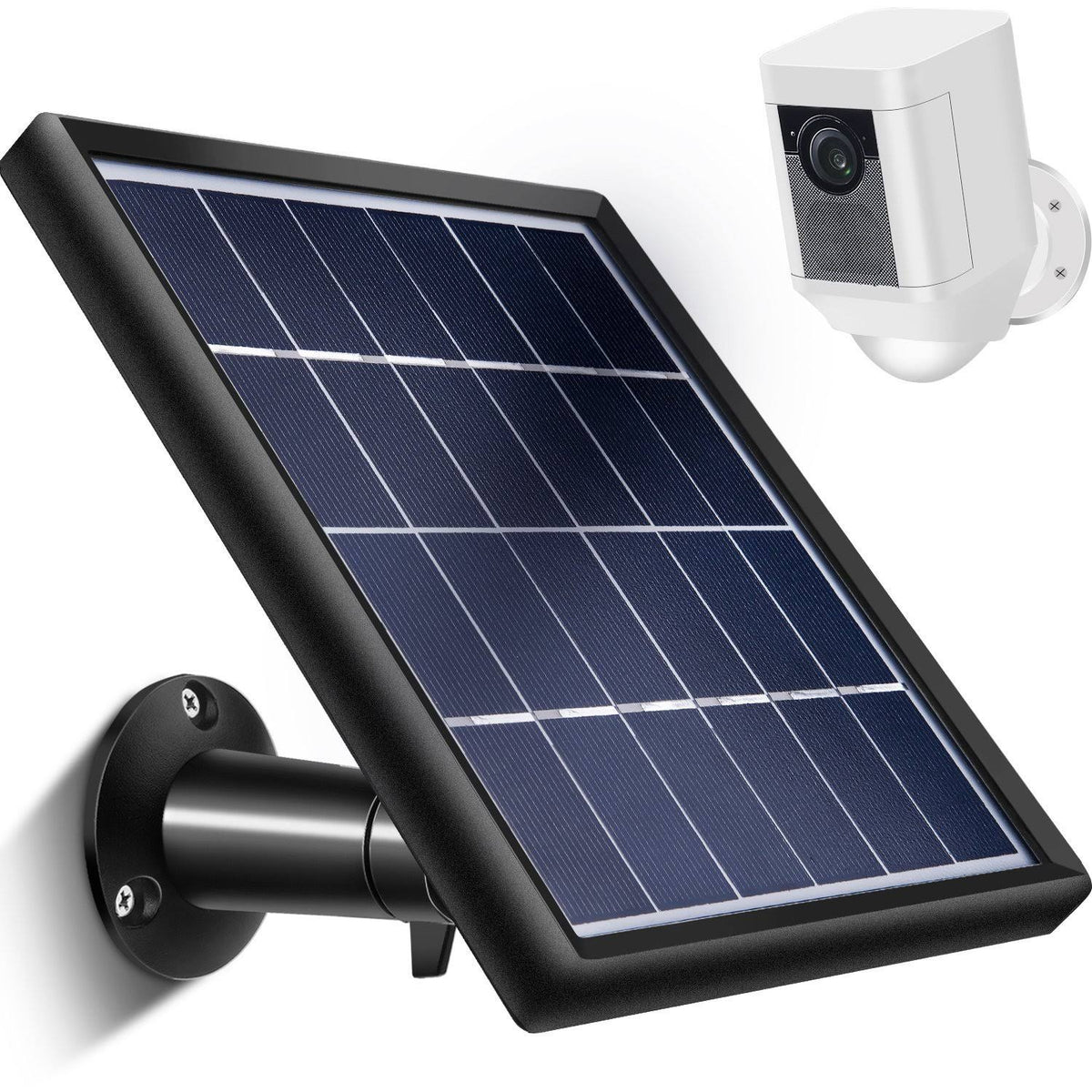 Solar Panel for Ring Spotlight Cam with Security Wall Mount 3.6 M Cable Q716806