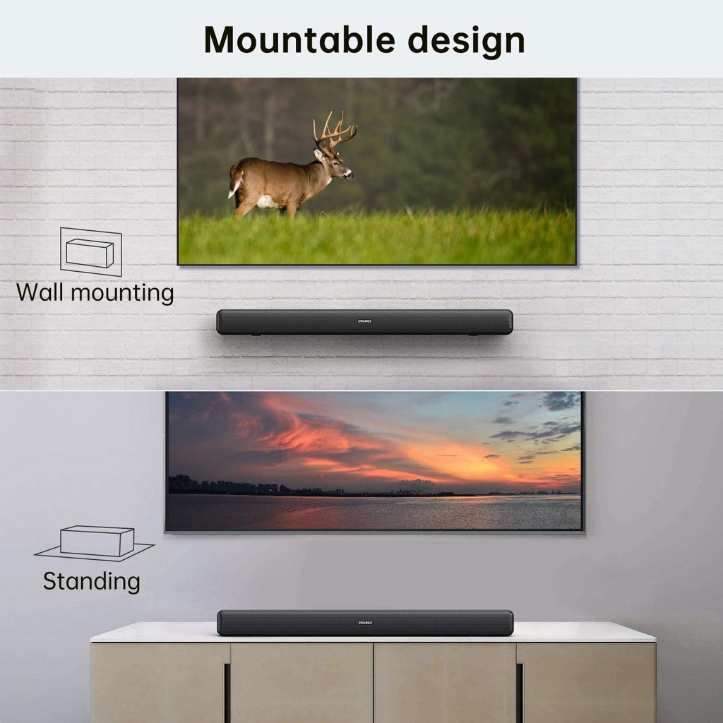 29 Inch Soundbar with Bluetooth Optical Aux Remote Control L33566