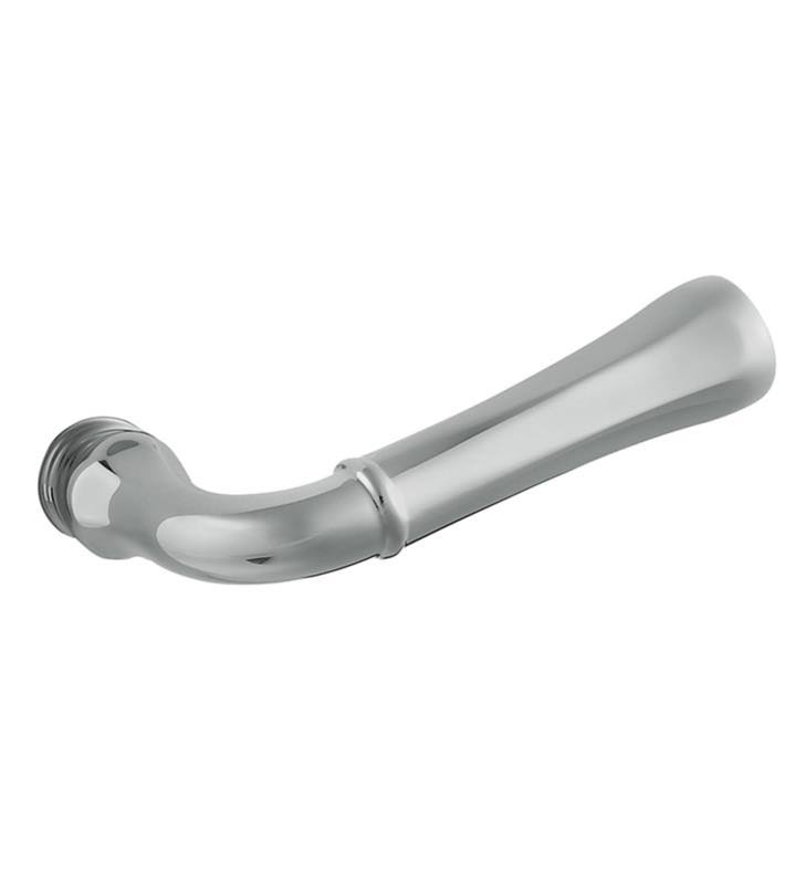Satin Brass and Brown Single Left Hand Estate Lever Y871081
