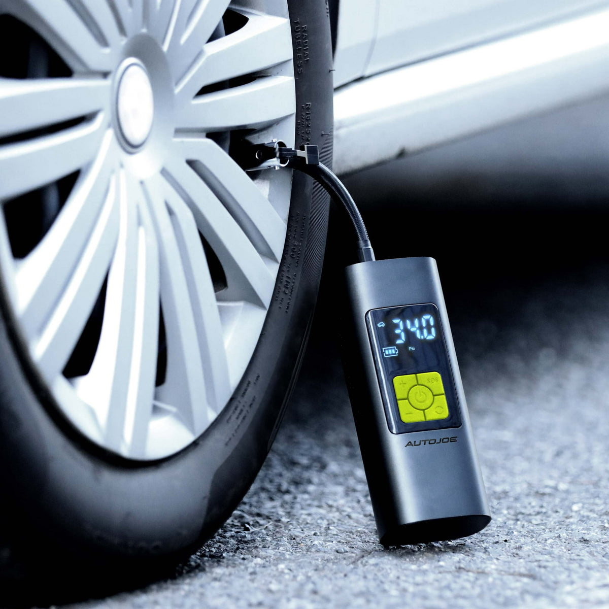 Cordless Digital Air Pump Inflator with Power Bank, 140-PSI V334936