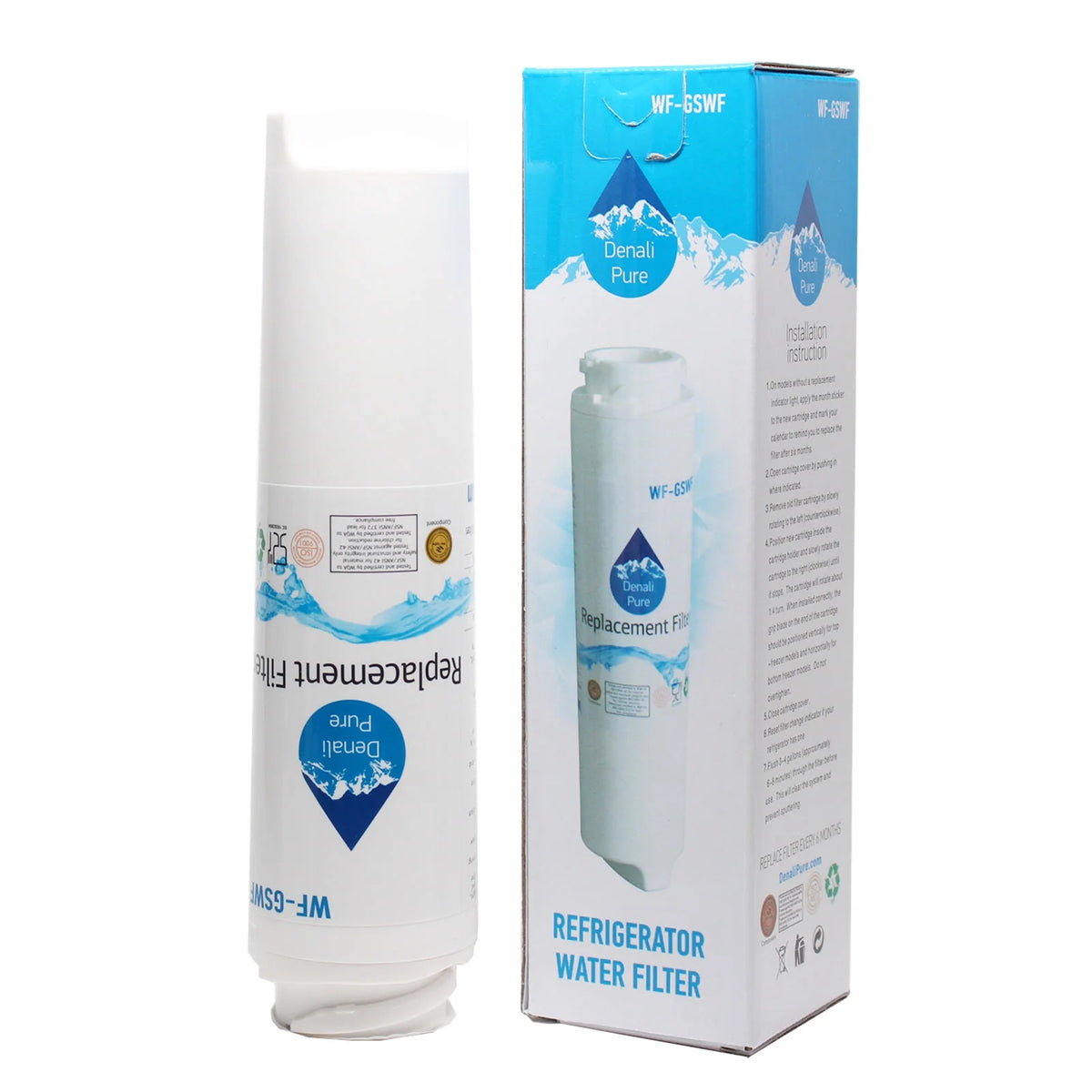 5-Pack Replacement Refrigerator Water Filter Cartridge B385