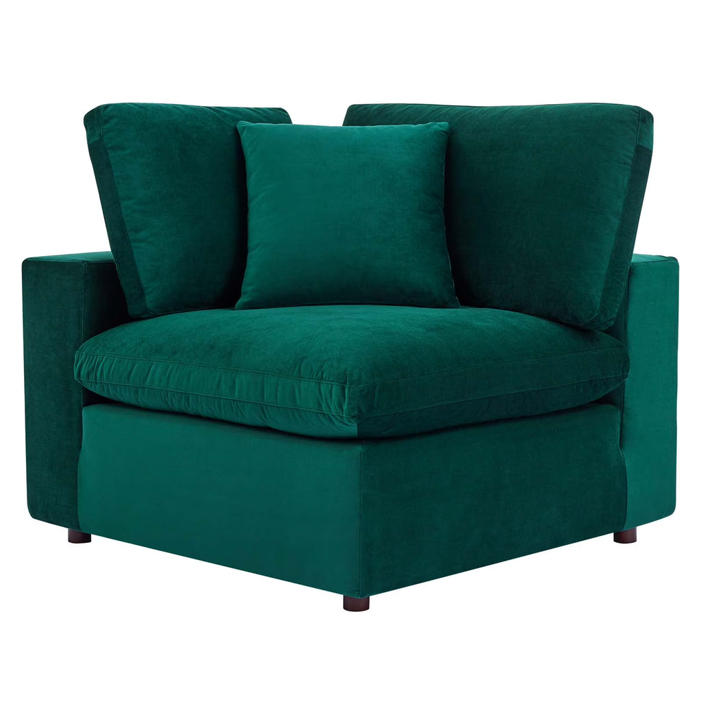 Green Velvet Accent Chair I7794