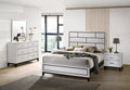 White Queen Bed, Dresser, Mirror, 2 Night Stands Bedroom Set O611944