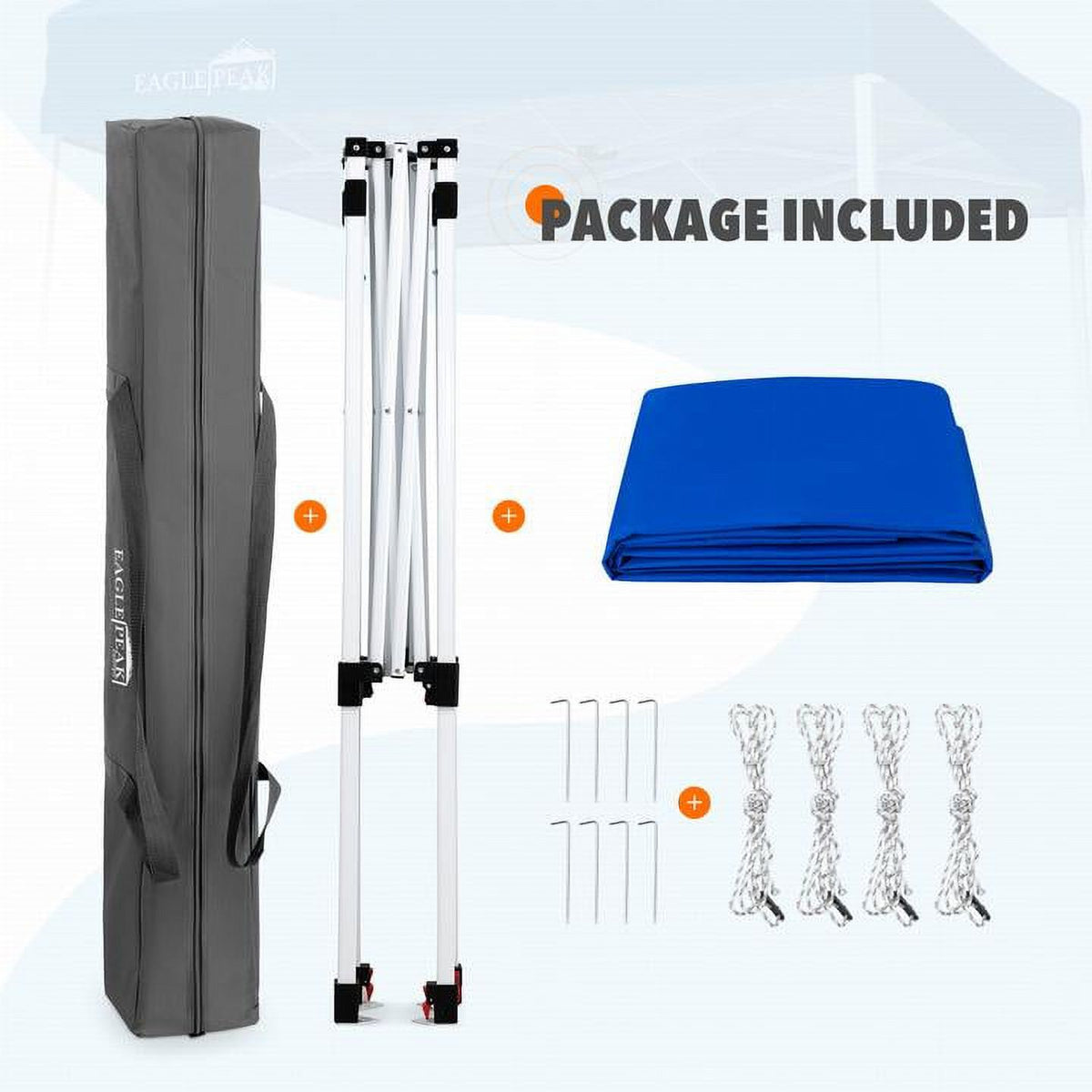 5x5ft Pop Up Canopy Tent Straight Leg Folding Shelter I1043