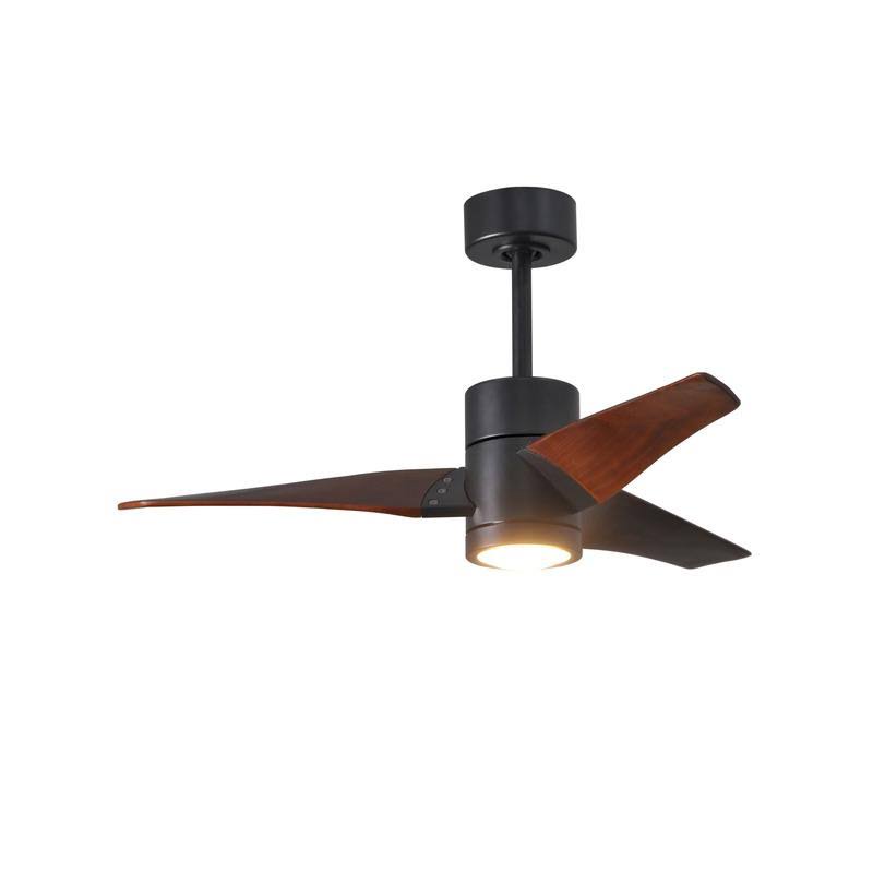 Textured Bronze and Matte White Ceiling Fan R4869