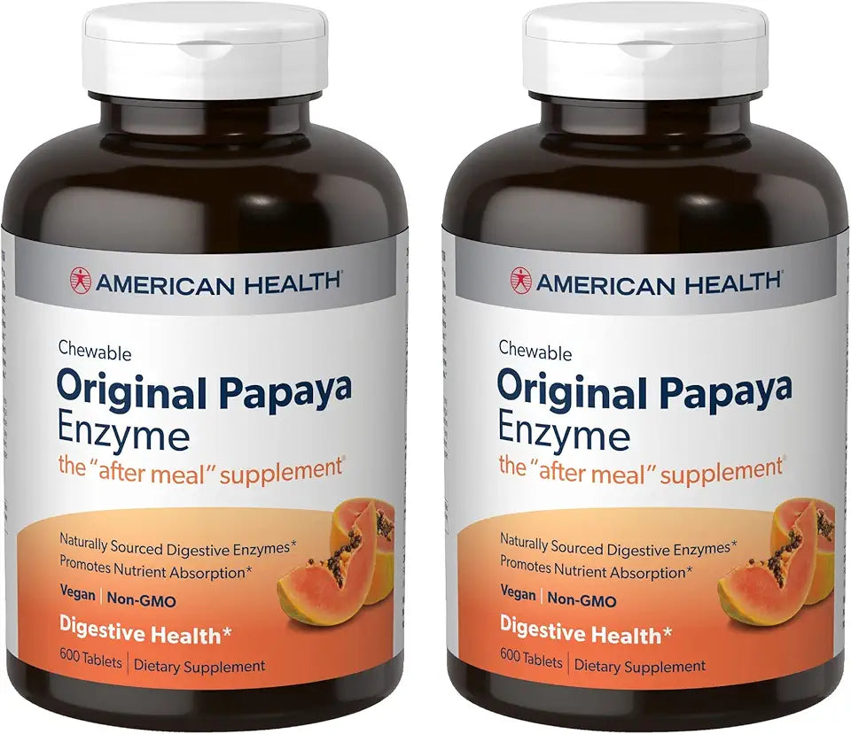 Papaya Enzyme Chewable Tablets Pack of 2 U4208