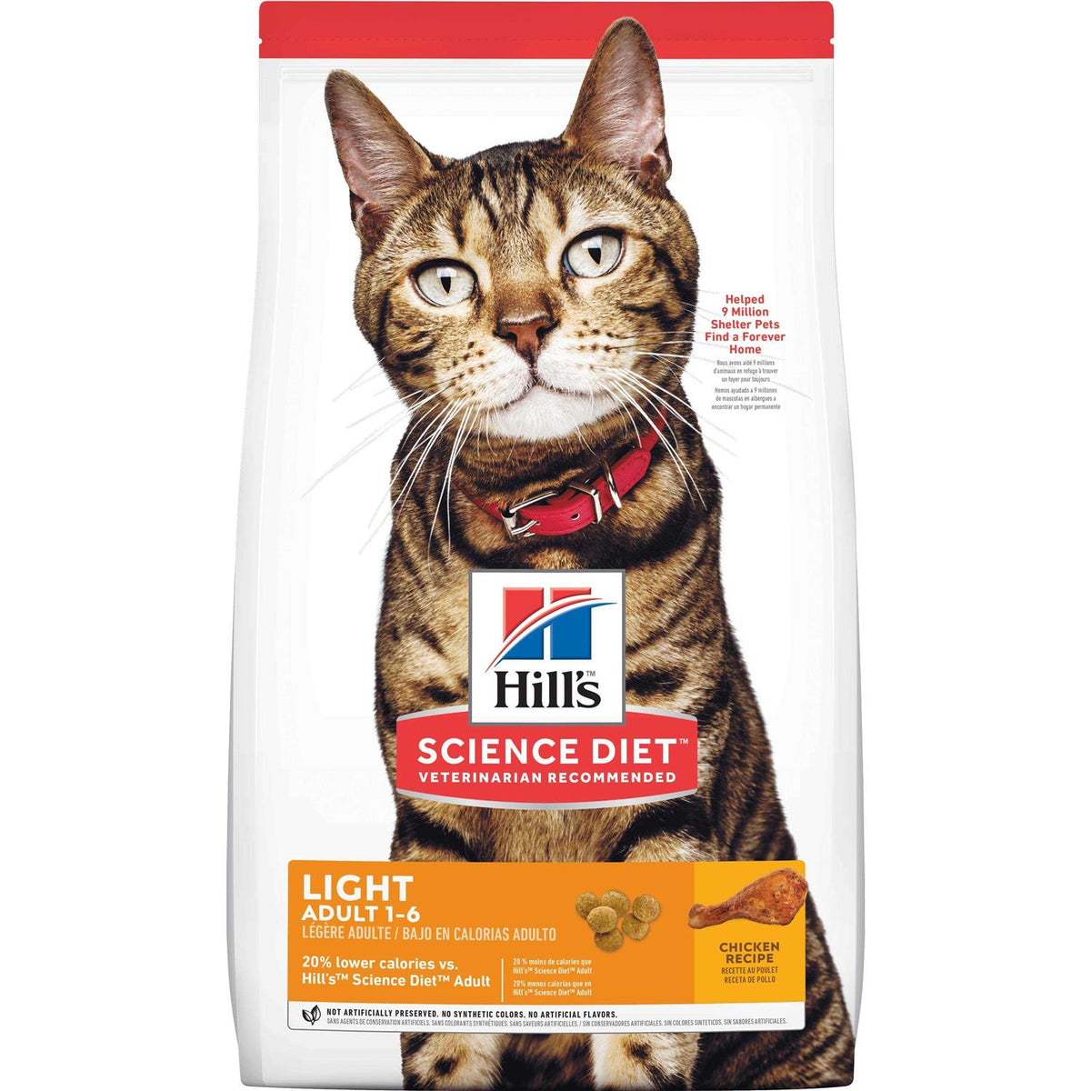 Adult Light Dry Cat Food B9547