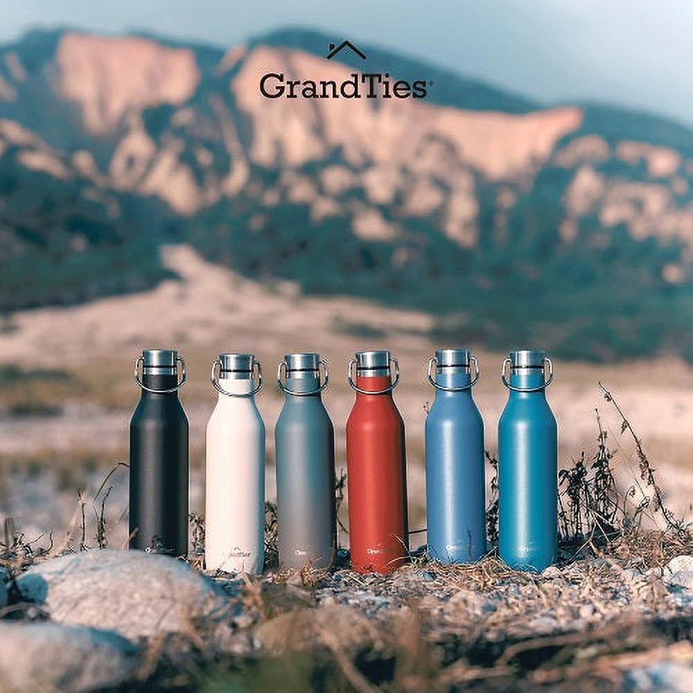 21oz Stainless Steel Insulated Water Bottle with 2 Lids M162304