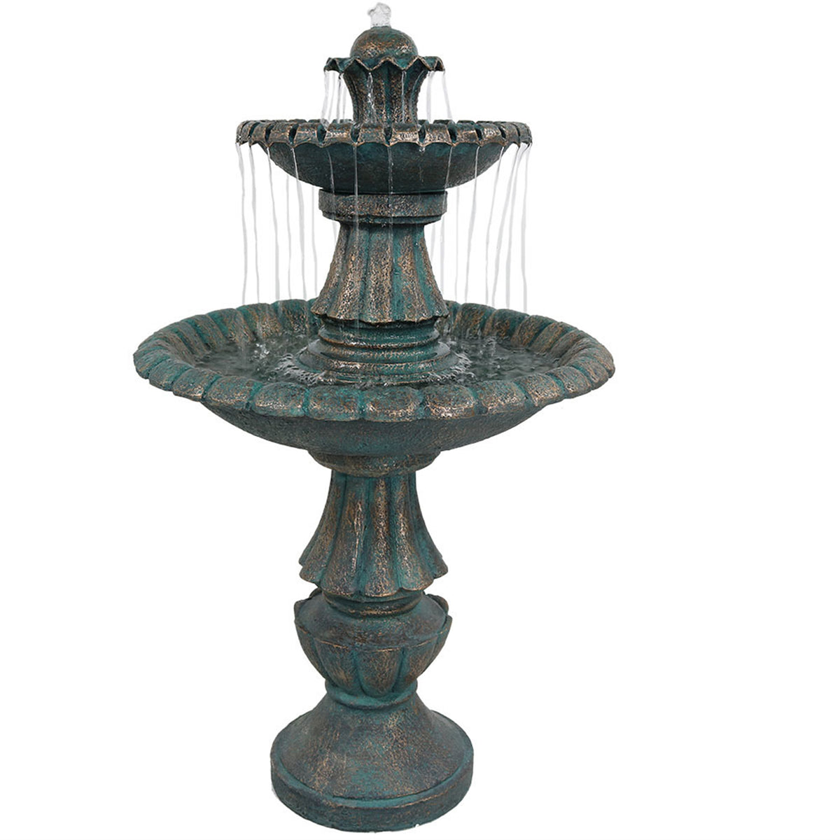 2-Tier Outdoor Water Fountain M112