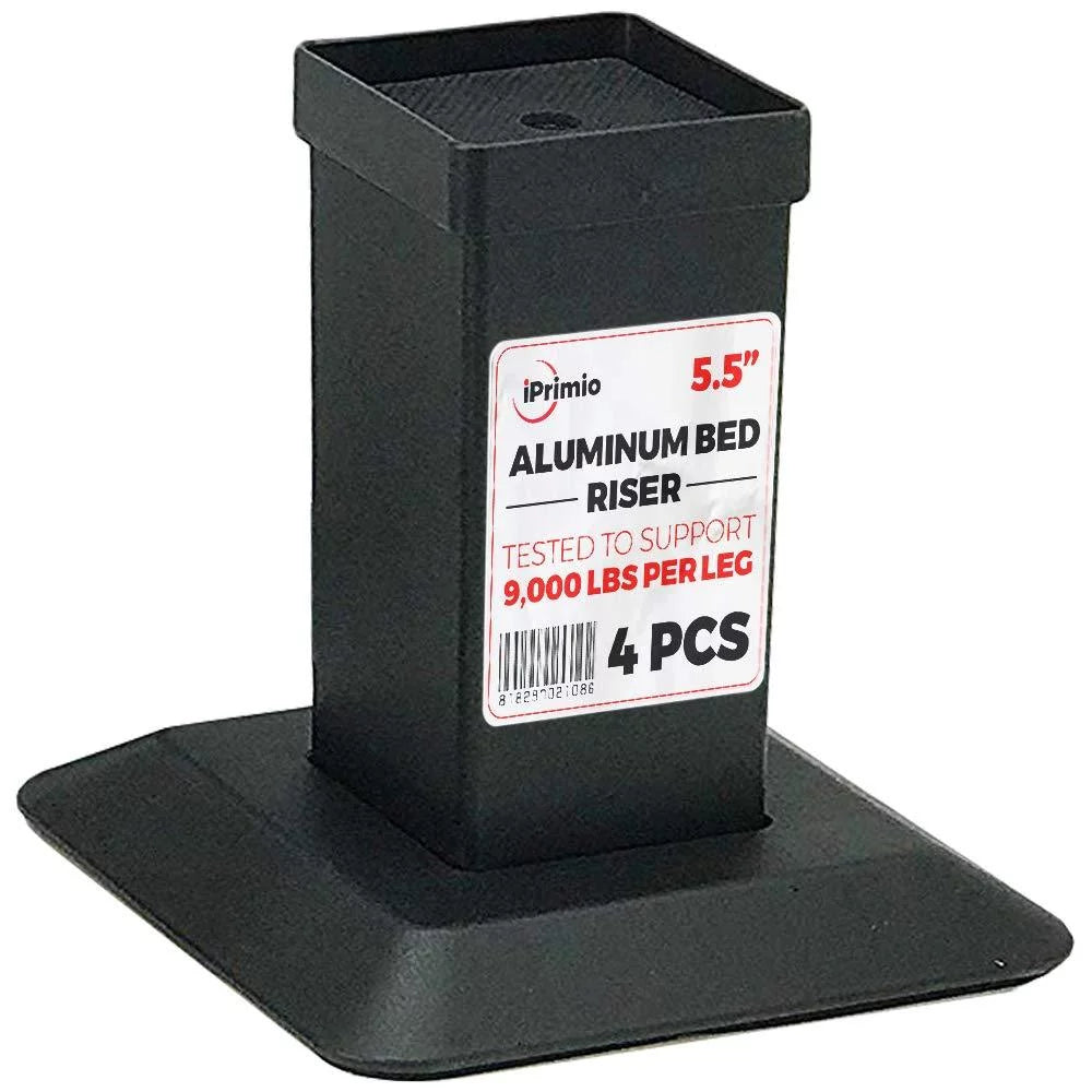 Aluminum Bed Riser 5.5 Inch Lift 4 Pack F260977