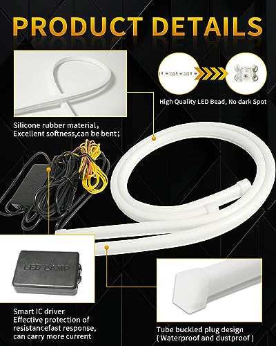 24Inch RGB LED Daytime Running Lights 2-Pack P193