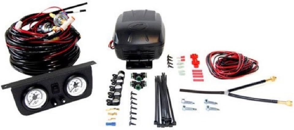 Set of Air Lift 1000 Series with Load Controller II On-Board Air Compressor System Kit M3709