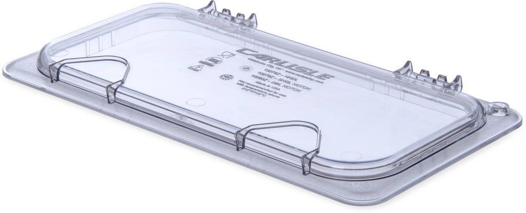 Clear Polycarbonate Hinged Lid with Two Handles X73140