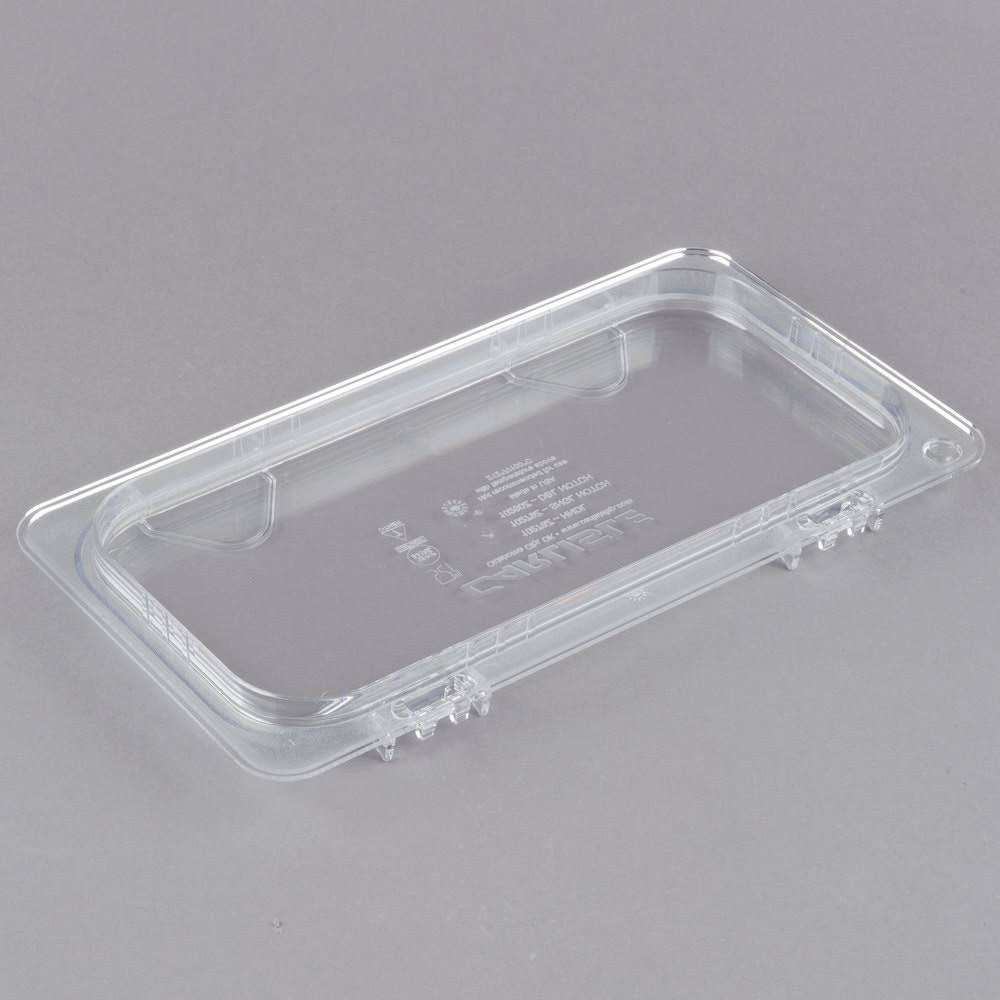Clear Polycarbonate Hinged Lid with Two Handles X73140